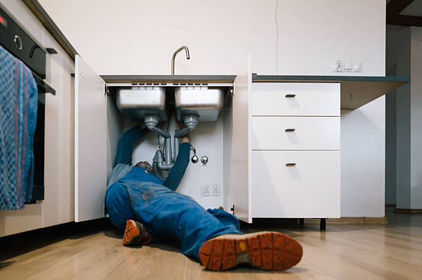 Professional Drain Cleaning technician working in Walden, NY
